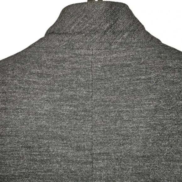 J. Ferrar Men's 100% Pure Wool Charcoal 3-Button Overcoat Blazer Size 46R - Picture 4 of 16